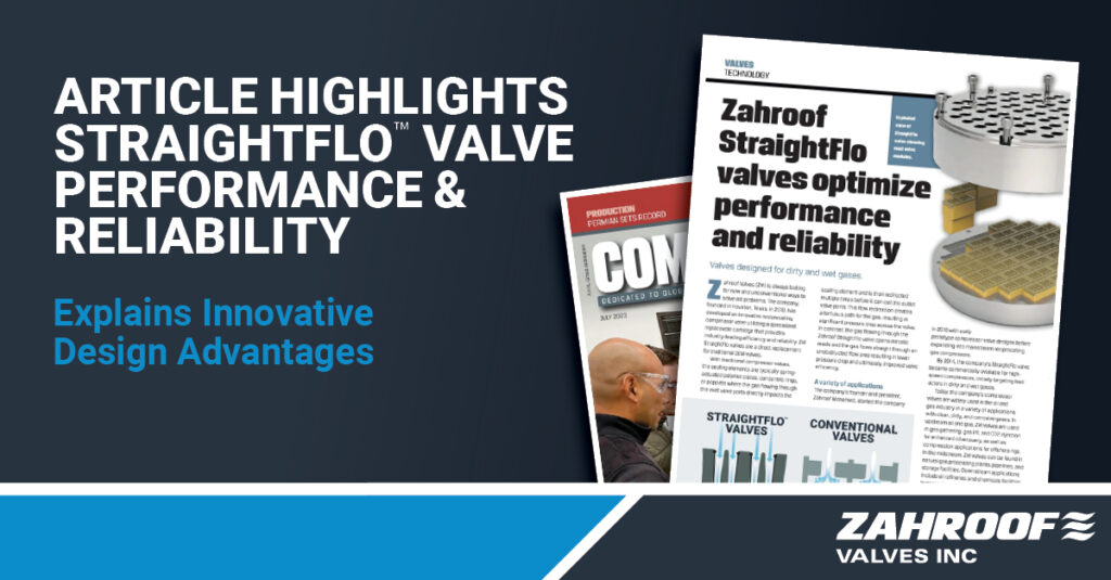 Magazine features StraightFlo valves