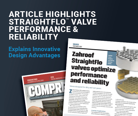 Zahroof - Straightflo Valve Performance & reliability